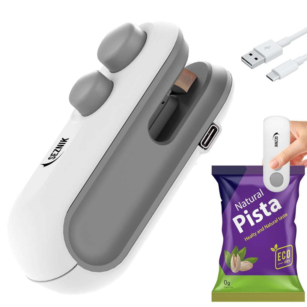 2-in-1 Mini Bag Sealing Machine with Cutter