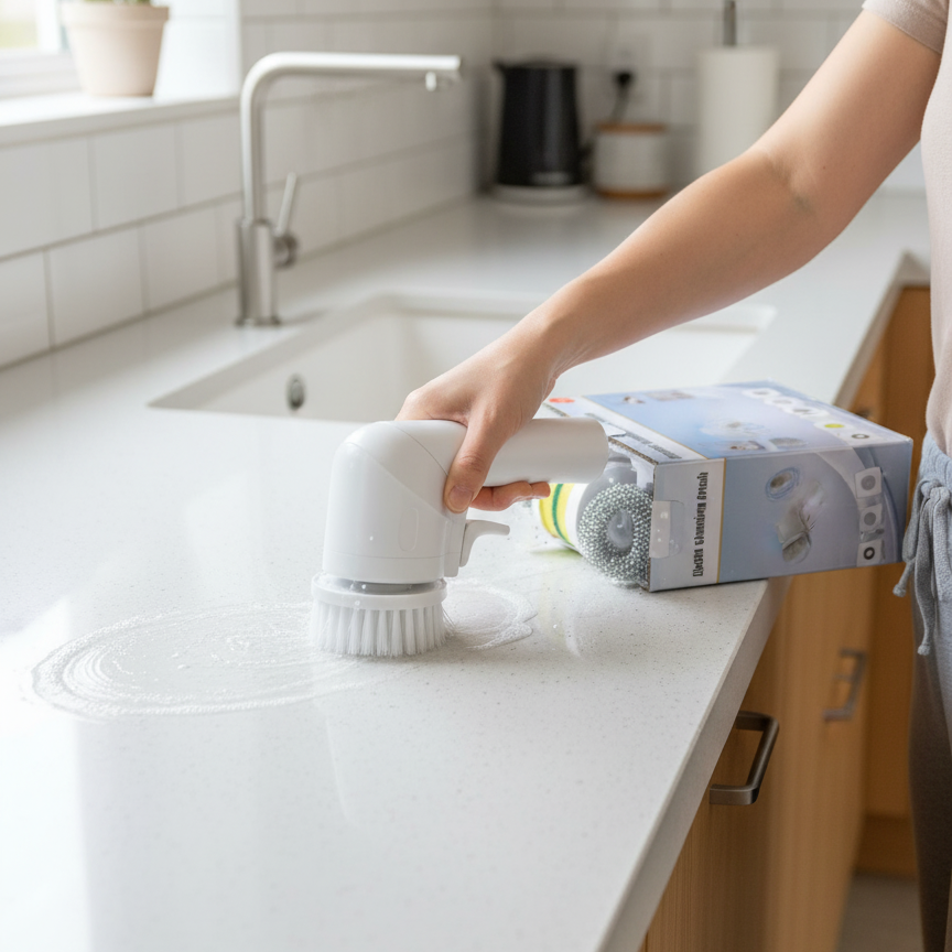 360° Electric Spin Cleaning Brush | Multi-Purpose Power Scrubber