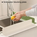 Silicone Sink Splash Guard | Flexible Water Splash Stopper with Suction Cups