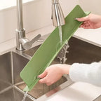 Silicone Sink Splash Guard | Flexible Water Splash Stopper with Suction Cups