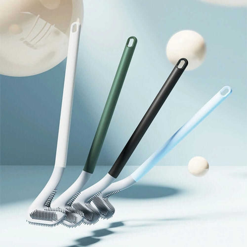 360° Golf Toilet Cleaning Brush | Flexible Silicone Toilet Brush with Long Handle