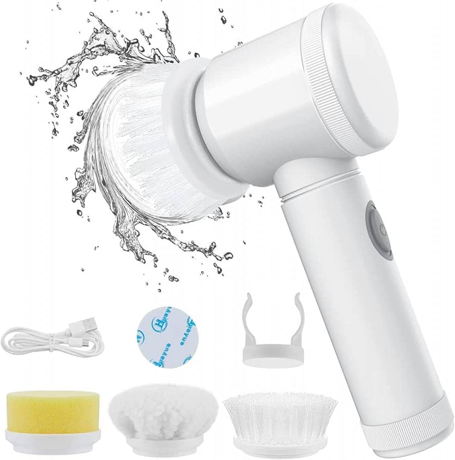 Electric Spin Scrubber | Powerful Cordless Cleaning Brush for Bathroom & Kitchen