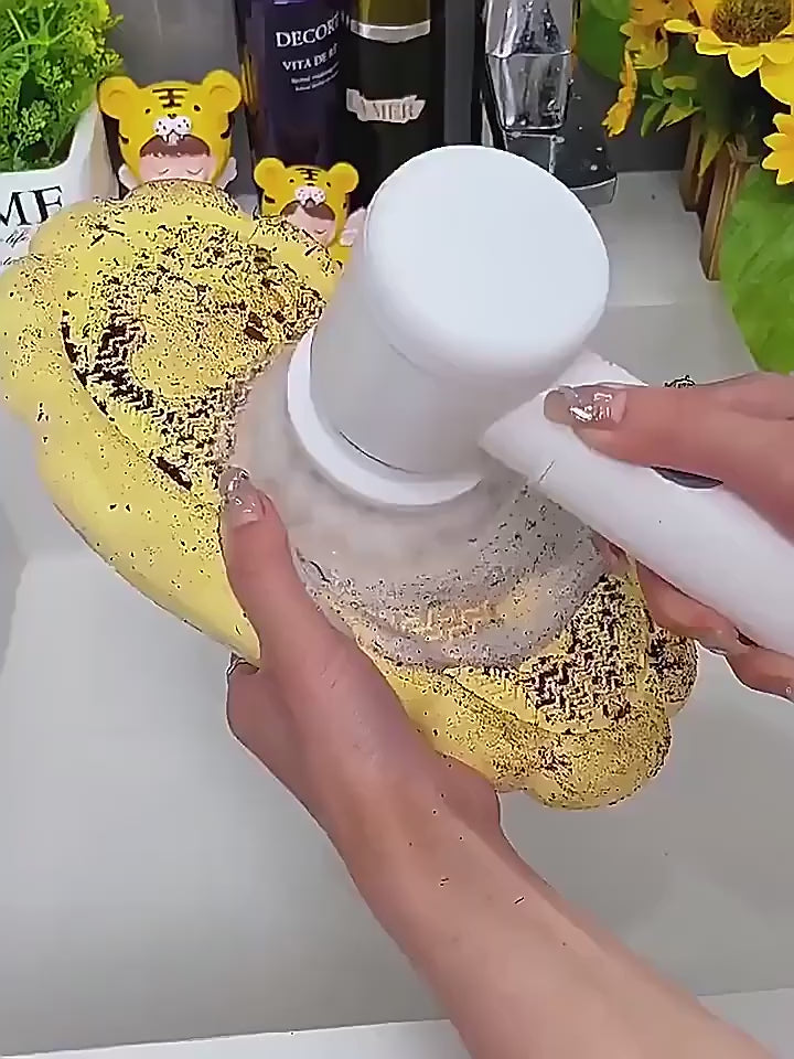 360° Electric Spin Cleaning Brush | Multi-Purpose Power Scrubber